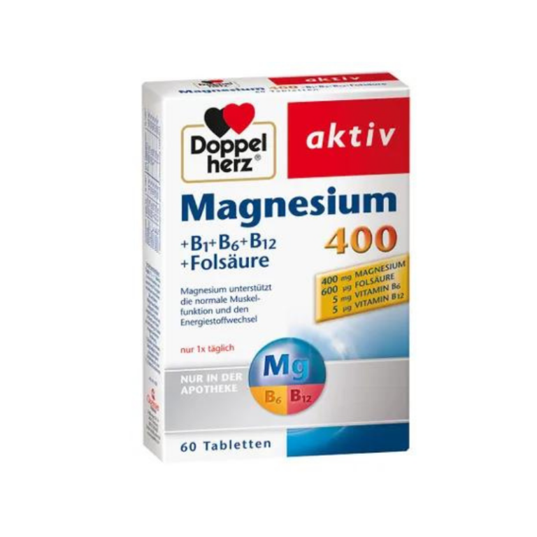 Magnesium 400+B1+B6+B12+Folic Acid - Green Pharmacy