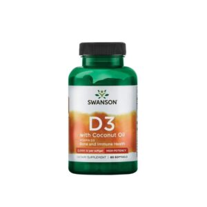 Vitamin D3 2000 IU With Coconut Oil