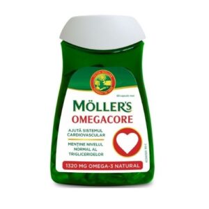 Omega 3 –  Möller’s Omegacore – 60 kapsula